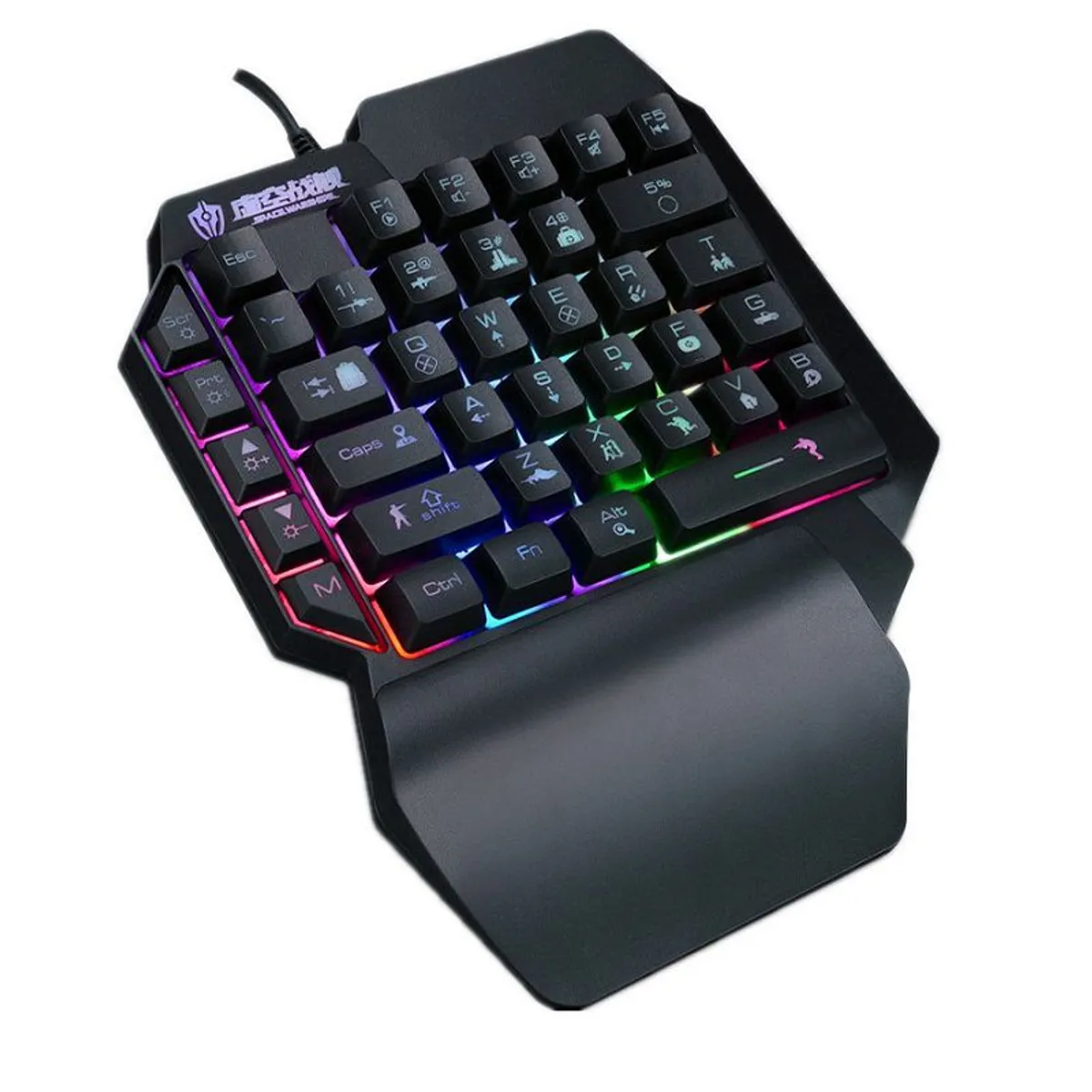 OEM - Teclado Gamer RGB Mini 39 Teclas Para Una Mano Gaming