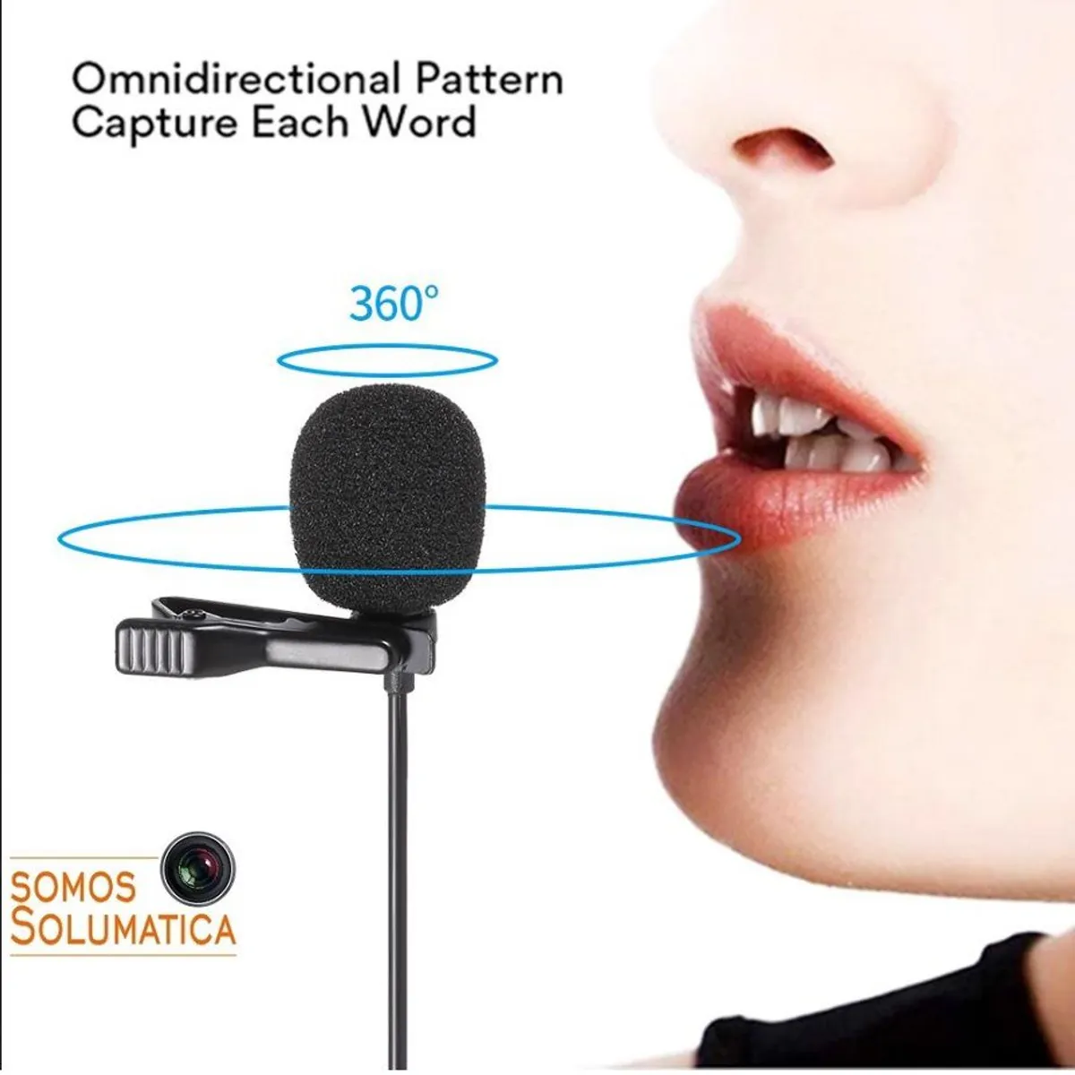 OEM - Micrófono Solapero USB - Para Computadoras y Laptops - Omnidirecional