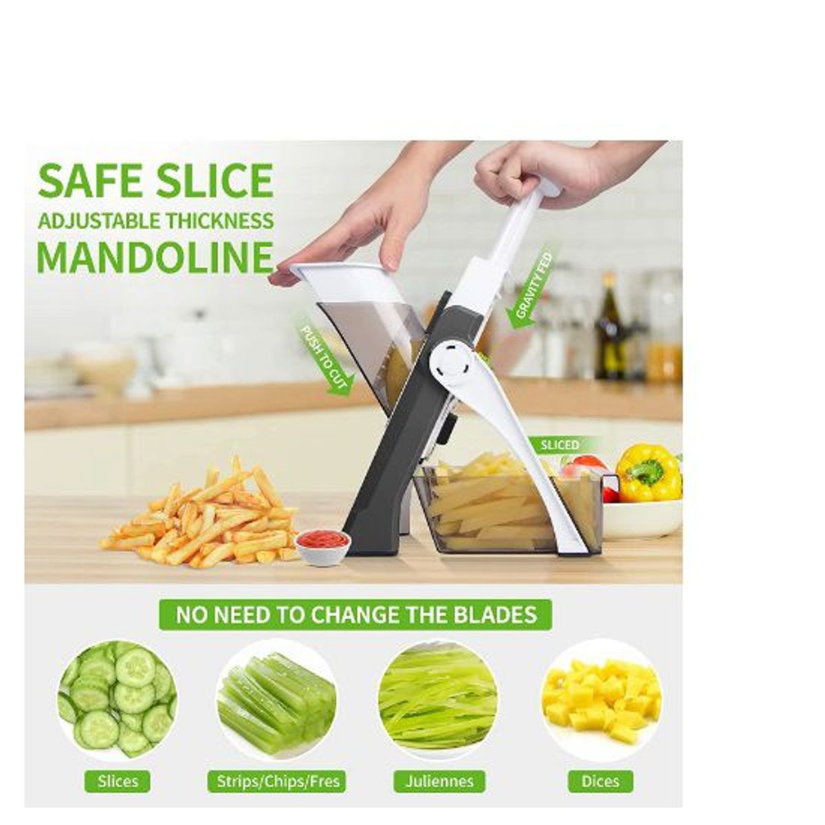 GENERICO - REBANADOR DE VERDURAS PAPAS Y OTROS