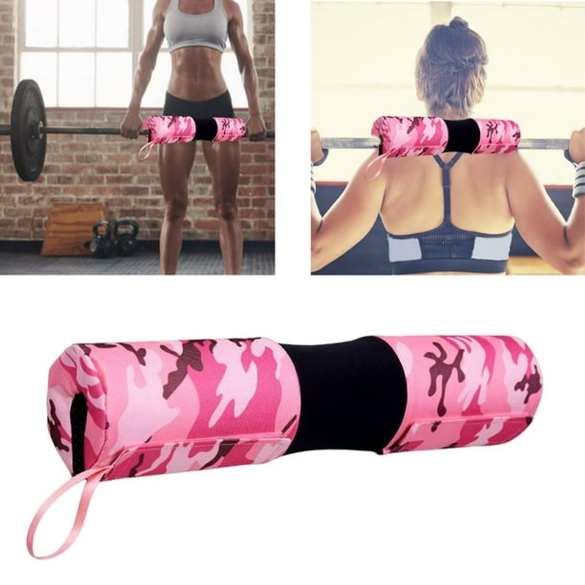 GENERICO - Almohadilla Camuflada Para Barra De Pesas Protector Hombros