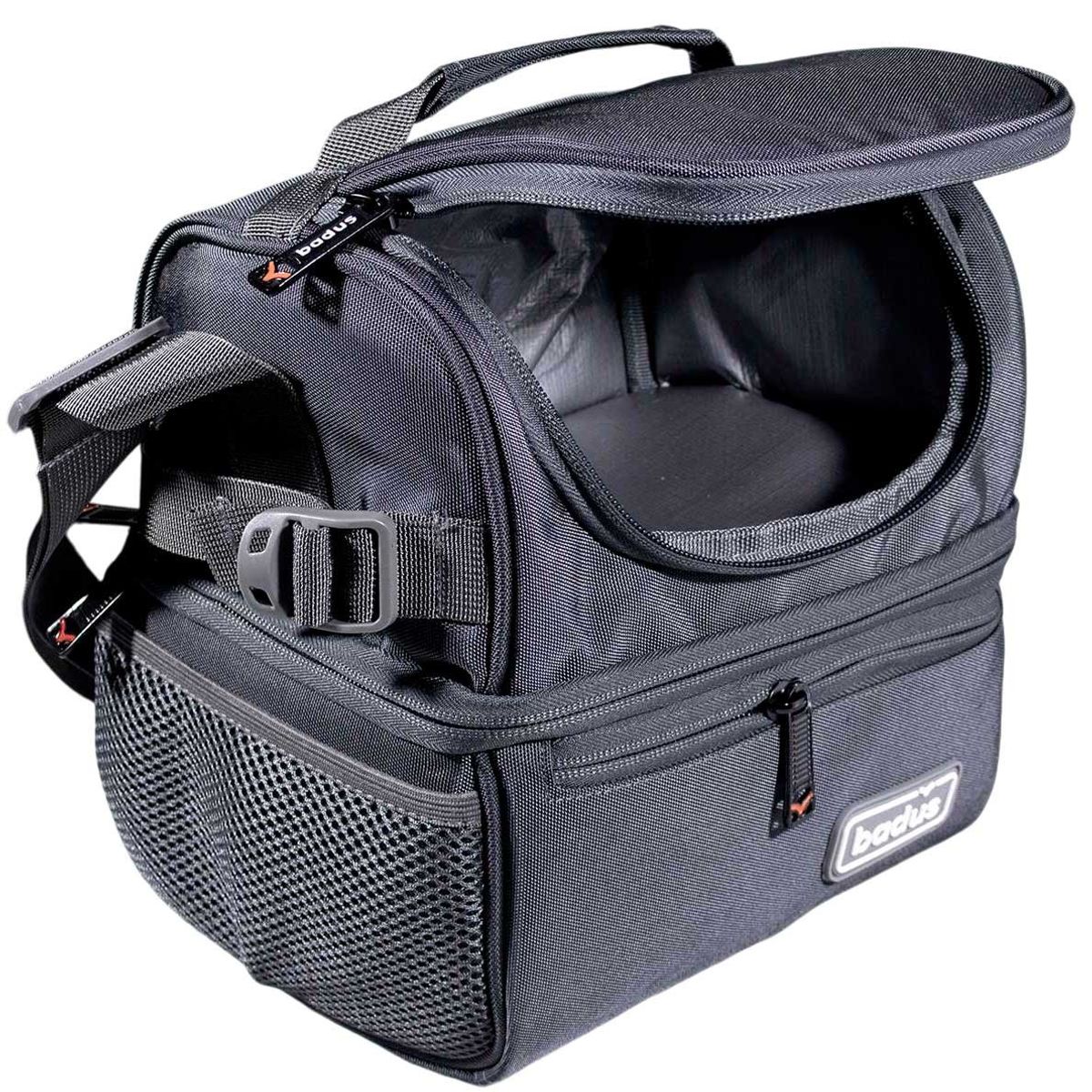 GENERICO - Lonchera Térmica Ejecutiva de 2 Compartimentos y Bolsillo Practico