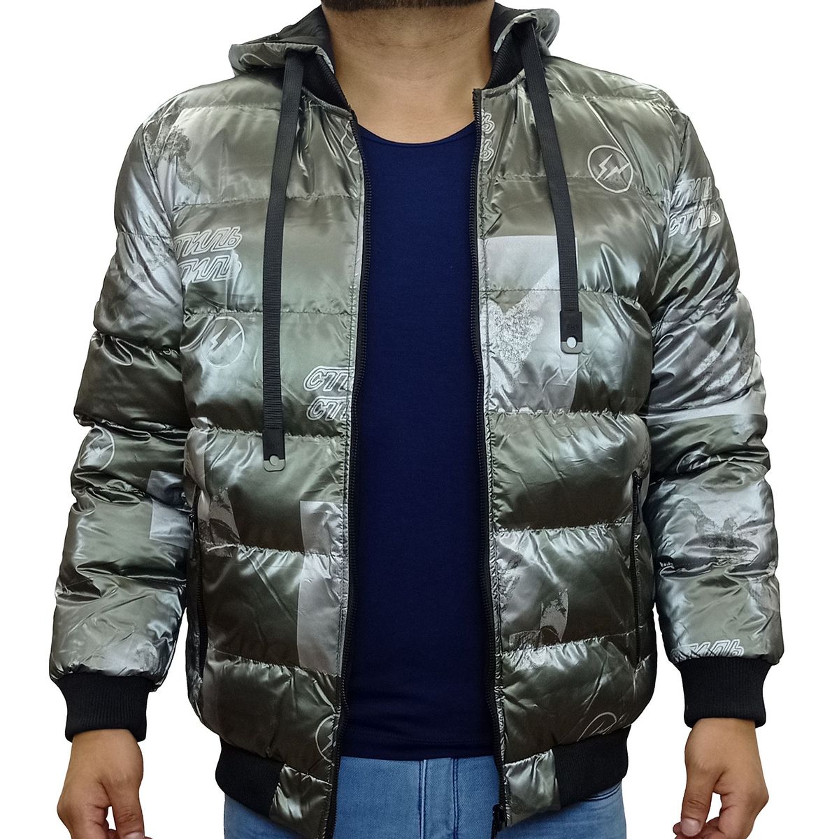 GENERICO - Casaca Hombre Térmica Reversible MSBAO 31721 - Verde -