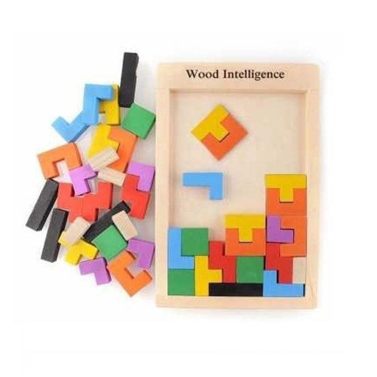 GENERICO - Tetris 27x18cm madera