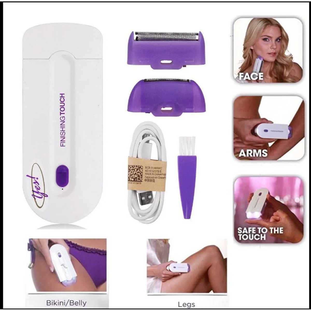 GENERICO - Depilador YES Recargable de Vello Facial