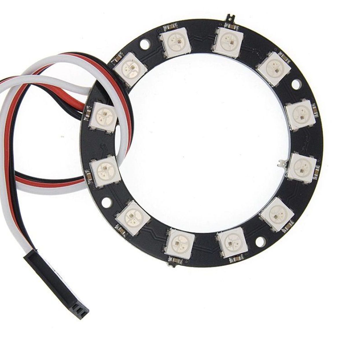 GENERICO - Anillo Led Ws2812 5050 Rgb Colores 12 Bits Raspberry Pi