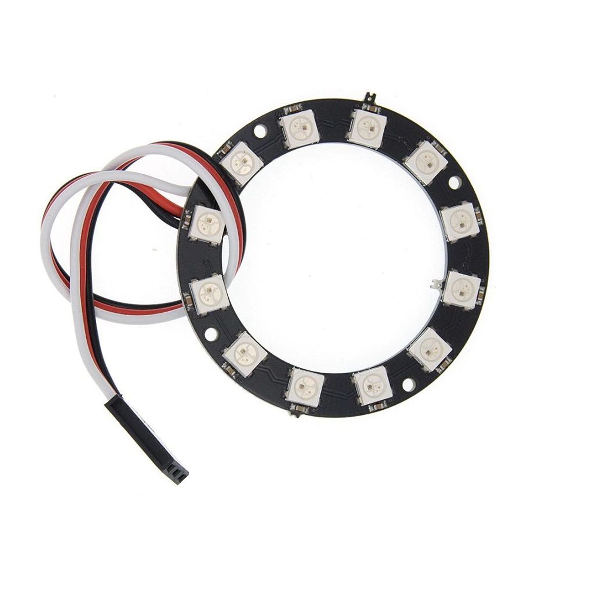 GENERICO - Anillo Led Ws2812 5050 Rgb Colores 12 Bits Raspberry Pi