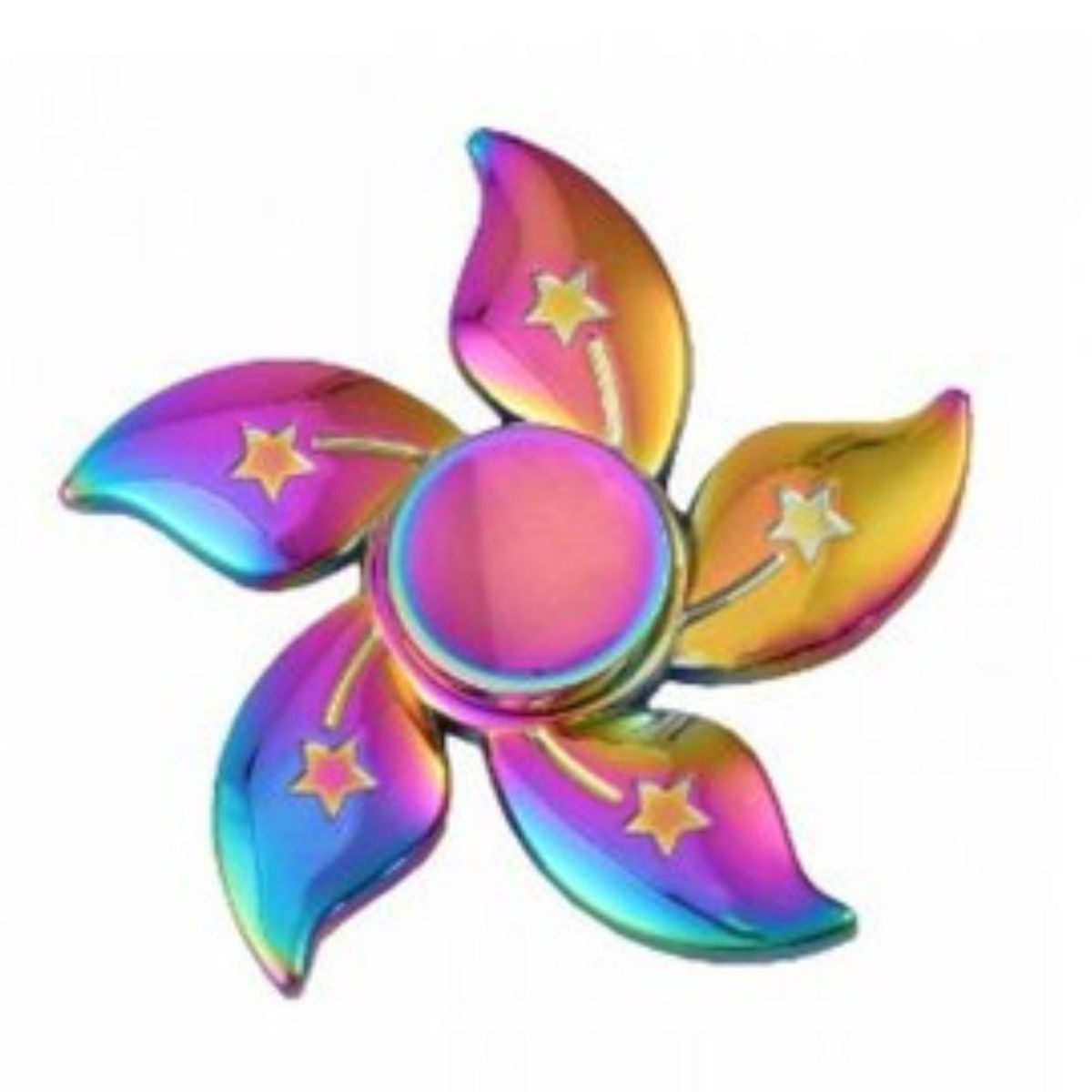 GENERICO - Spinner Hand Fidget Tornasol Flor Anti Estrés Metal