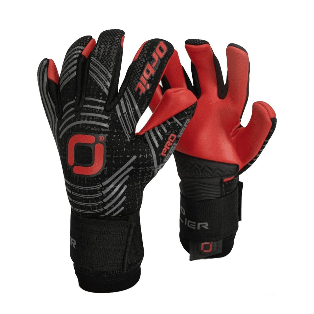ORBIT - Guantes de Arquero Fútbol Pro Meslier  ROJO