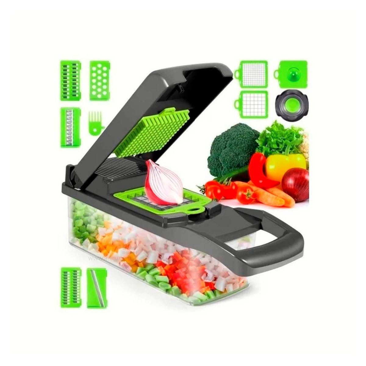 GENERICO - Cortador y Rebanador de Verduras Multifuncional