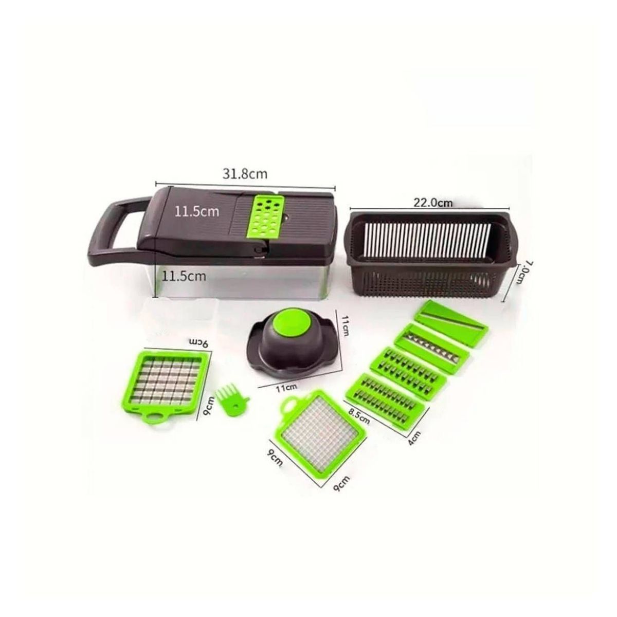 GENERICO - Cortador y Rebanador de Verduras Multifuncional