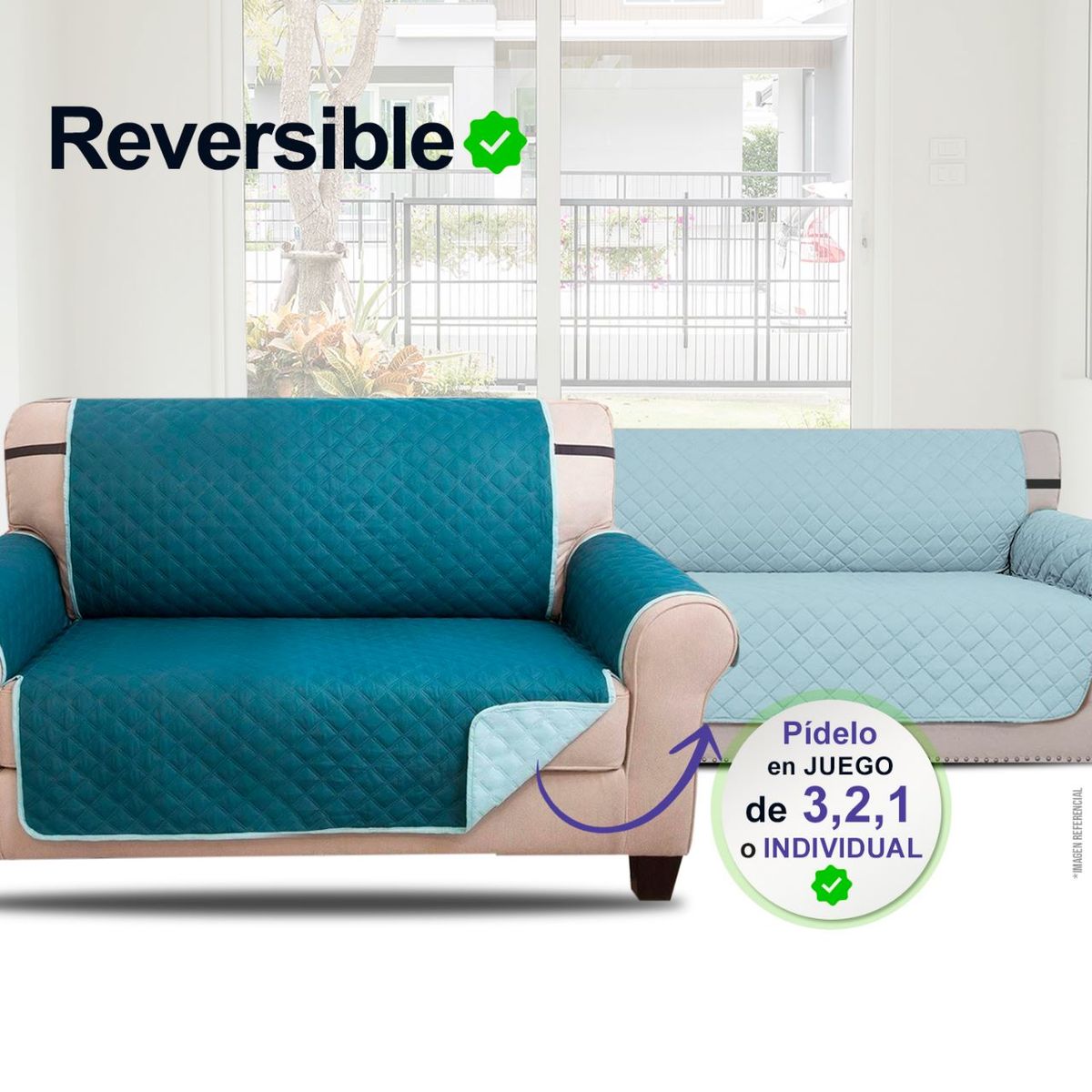 CRISAL - Cobertor de Sofa 2 cuerpos