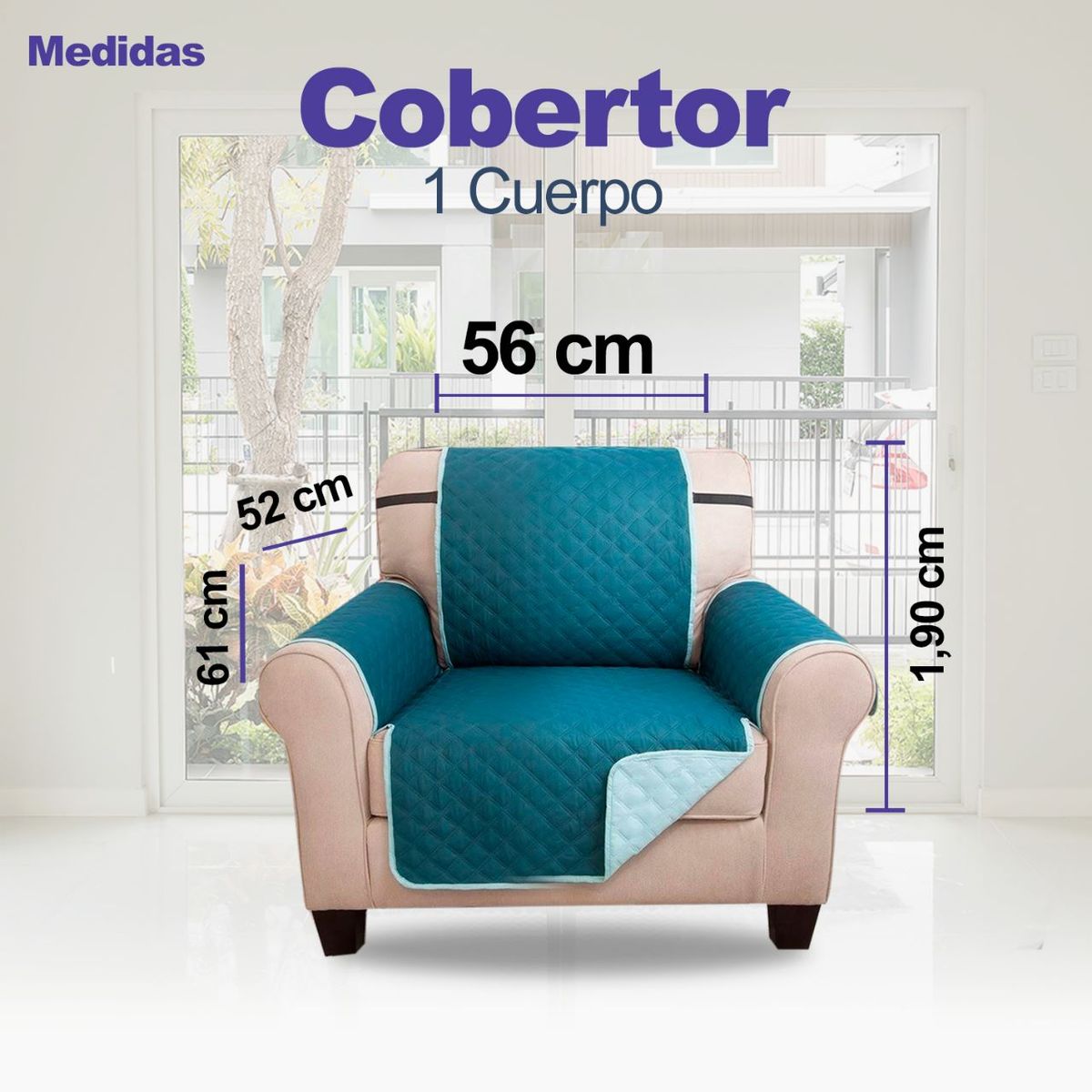 CRISAL - Cobertor de Reclinable un cuerpo