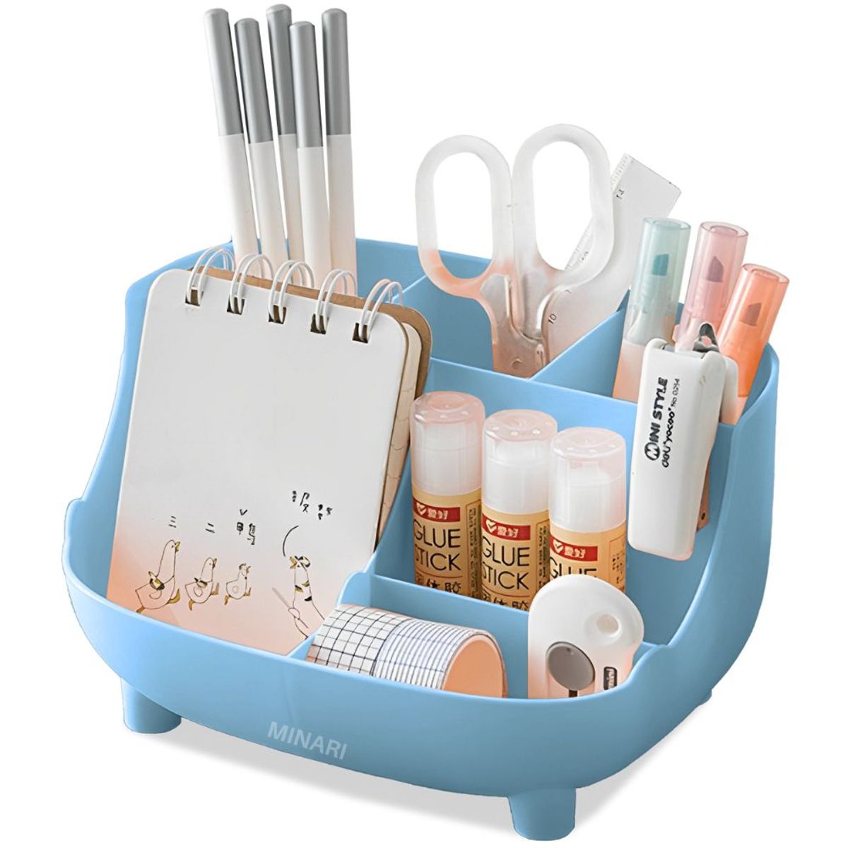 MINARI - Cesta Organizador Escritorio Oficina Porta Lapiceros CL 154C