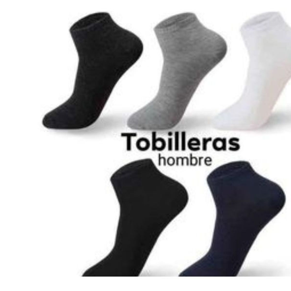 GENERICO - Medias tobilleras Hombre 12 pares