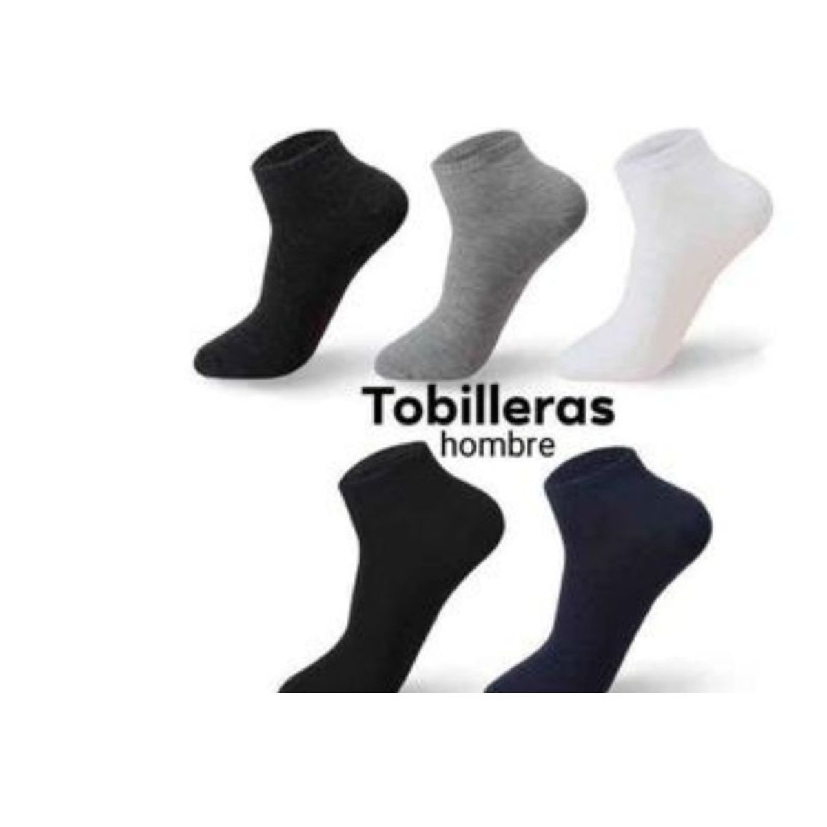 GENERICO - Medias tobilleras Hombre 12 pares