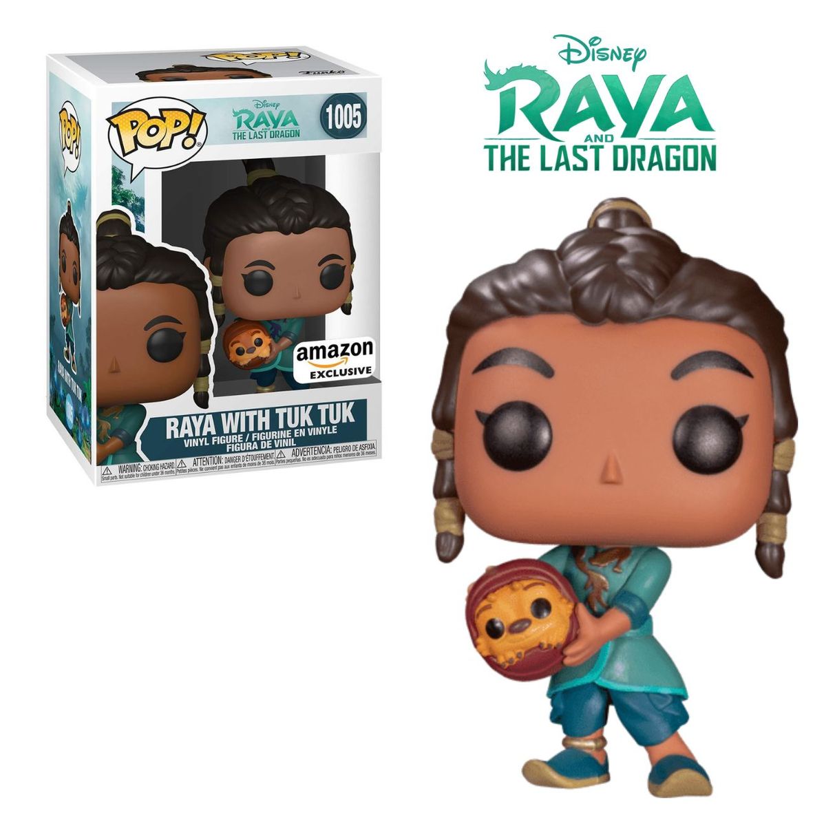 FUNKO - Funko Pop Raya y Tuk Tuk - Disney Raya y El Último Dragón