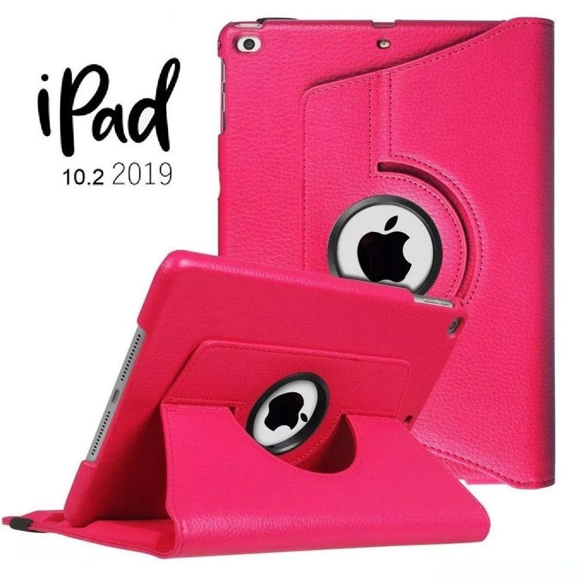 GENERICO - Funda Case Giratoria 360° Protector para iPad 10.2 7ma A2197 A2200