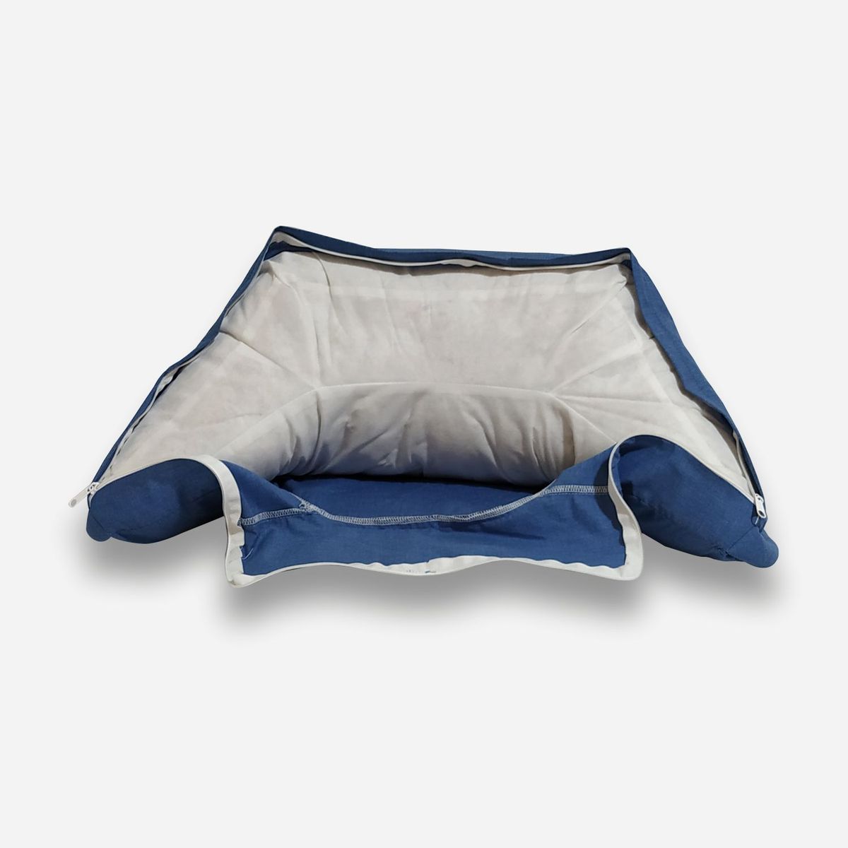 AMADEUS HOME - Cojín Anatómico Lavable para Espalda 60 x 40 cm.¡Funda con cierre!