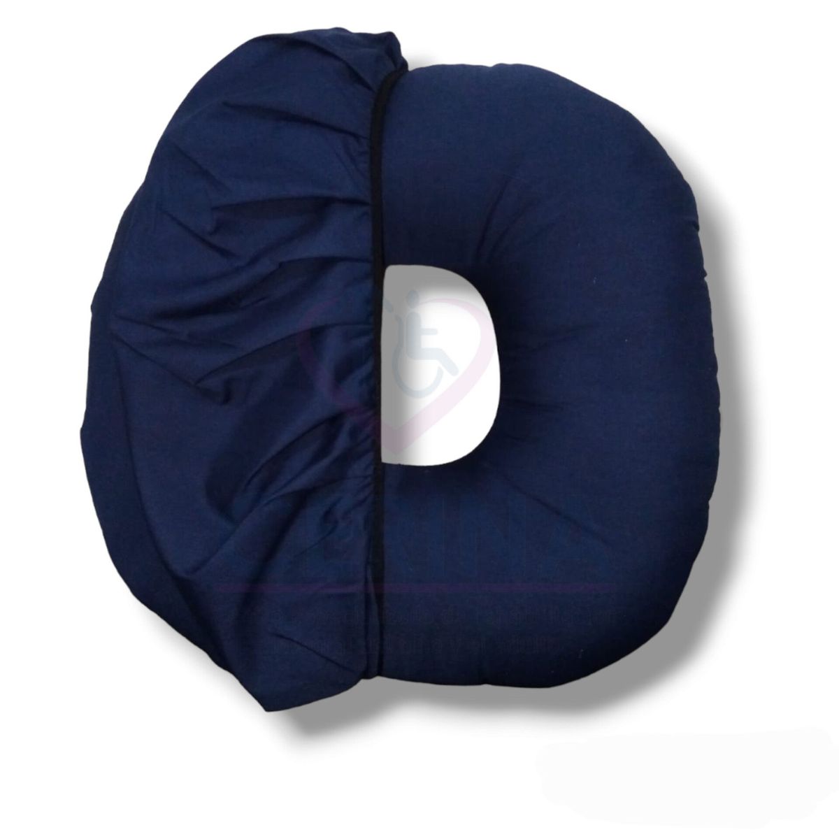 GENERICO - Cojin Picaron para asiento tamaño standard con funda Azul Oscuro