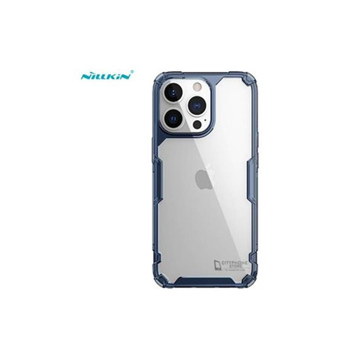 NILLKIN - Case Nillkin Nature Pro TPU Para iPhone 14 PRO - AZUL