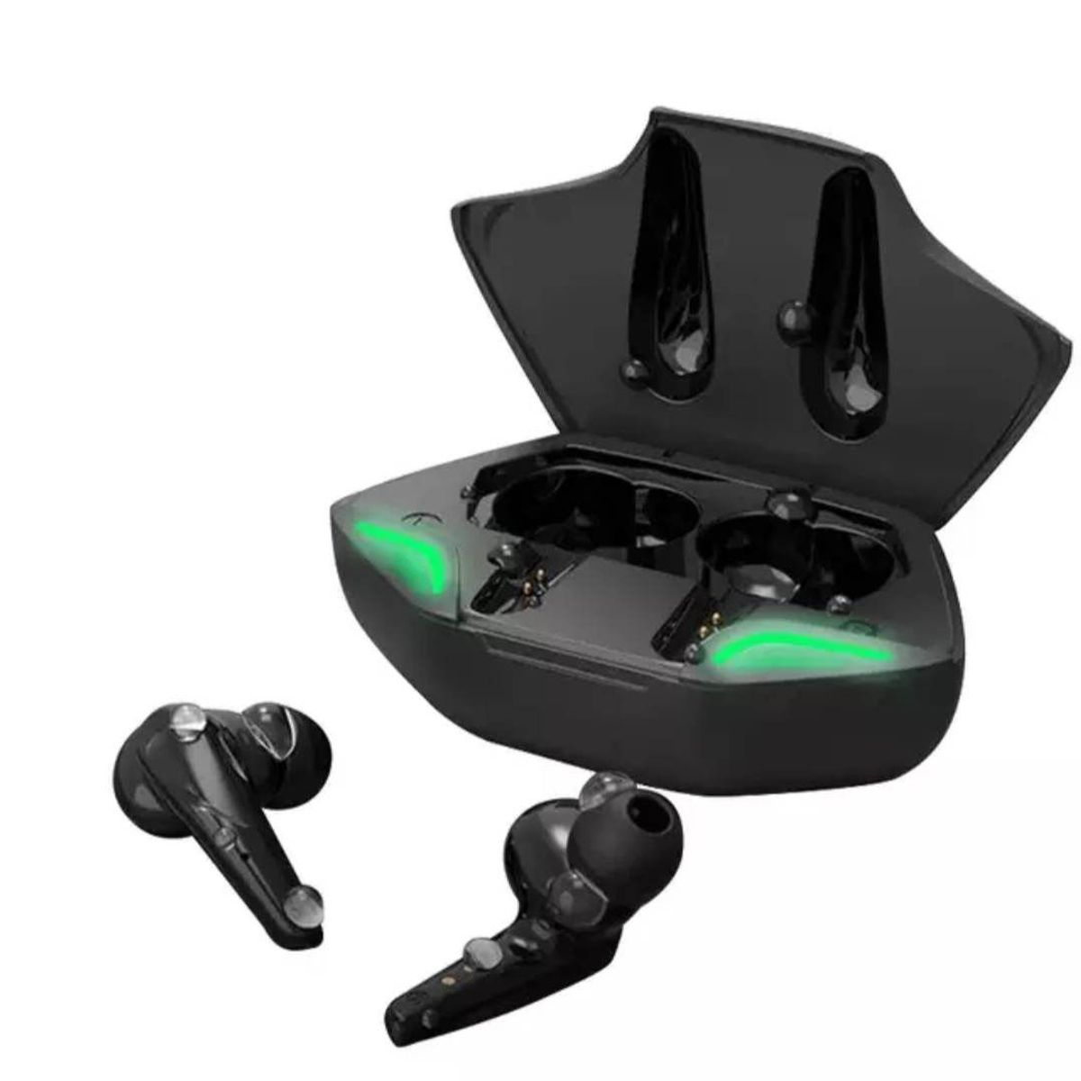 GENERICO - Audifonos Gamer Bluetooth Inalambricos Tactil y Caja Cargador Portatil