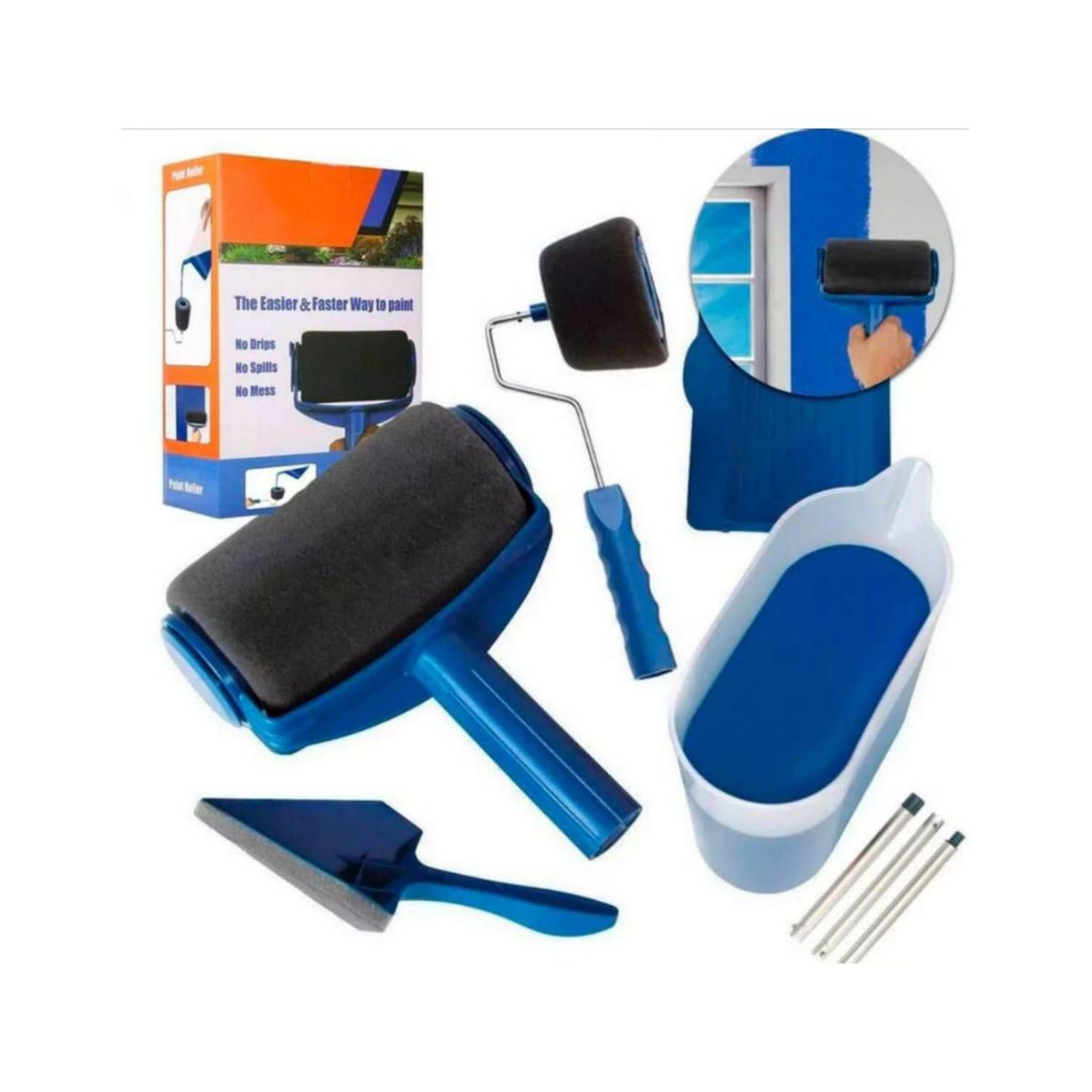 GENERICO - Rodillo multifuncional para pintar