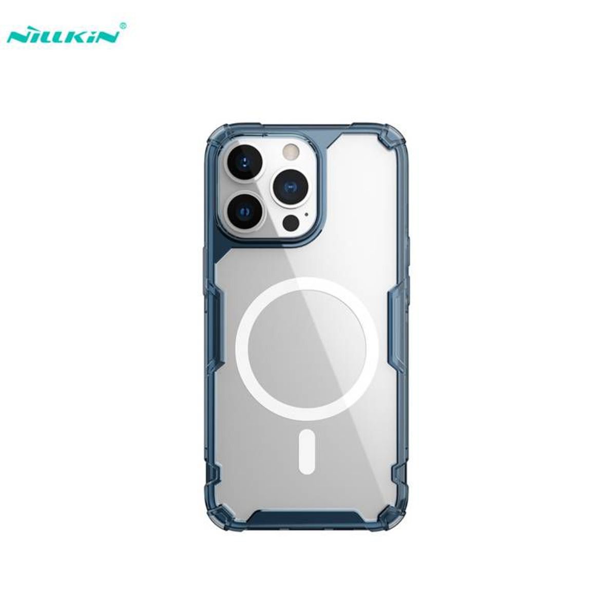NILLKIN - Case Nillkin Nature Pro TPU Magnético Magsafe iPhone 14  - AZUL