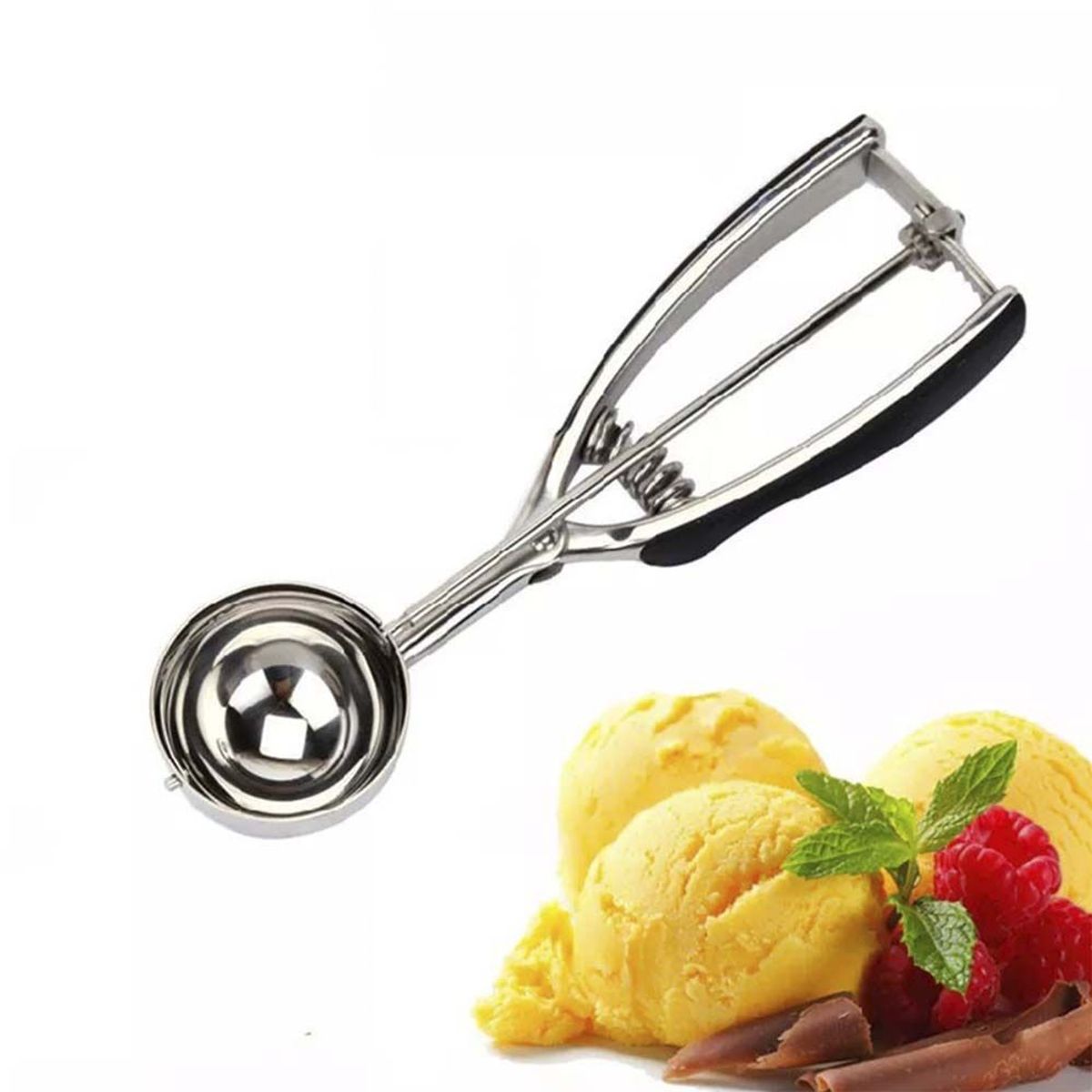 INSPIRA - Cuchara para Helado de Acero Inoxidable