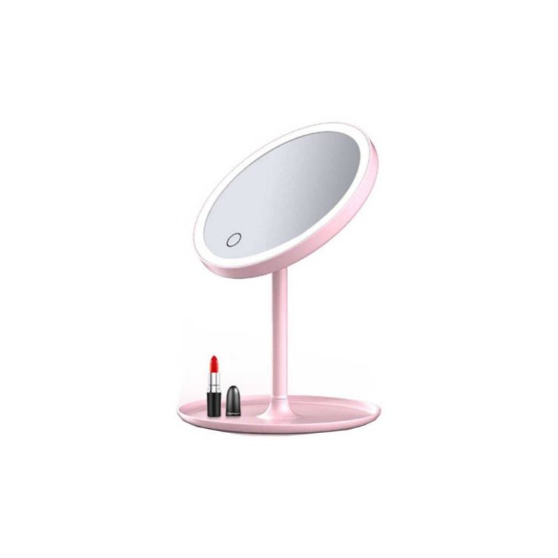 GENERICO - Espejo Led Circular inalámbrico Recargable