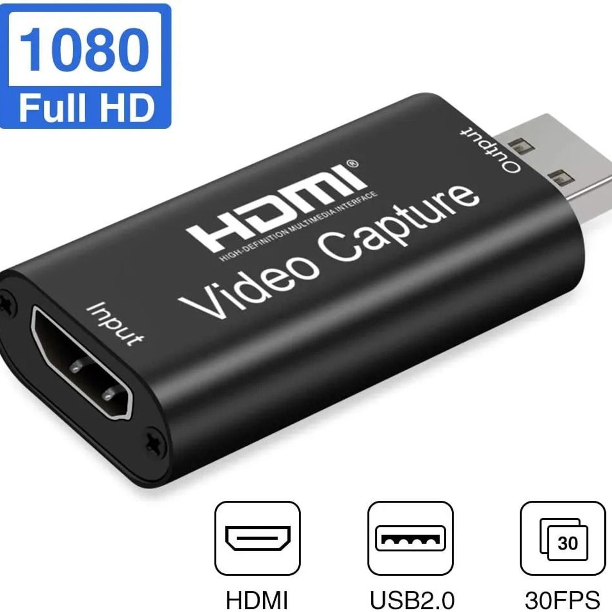 OEM - Capturador de Video HDMI a USB 1080P de Alta Definición