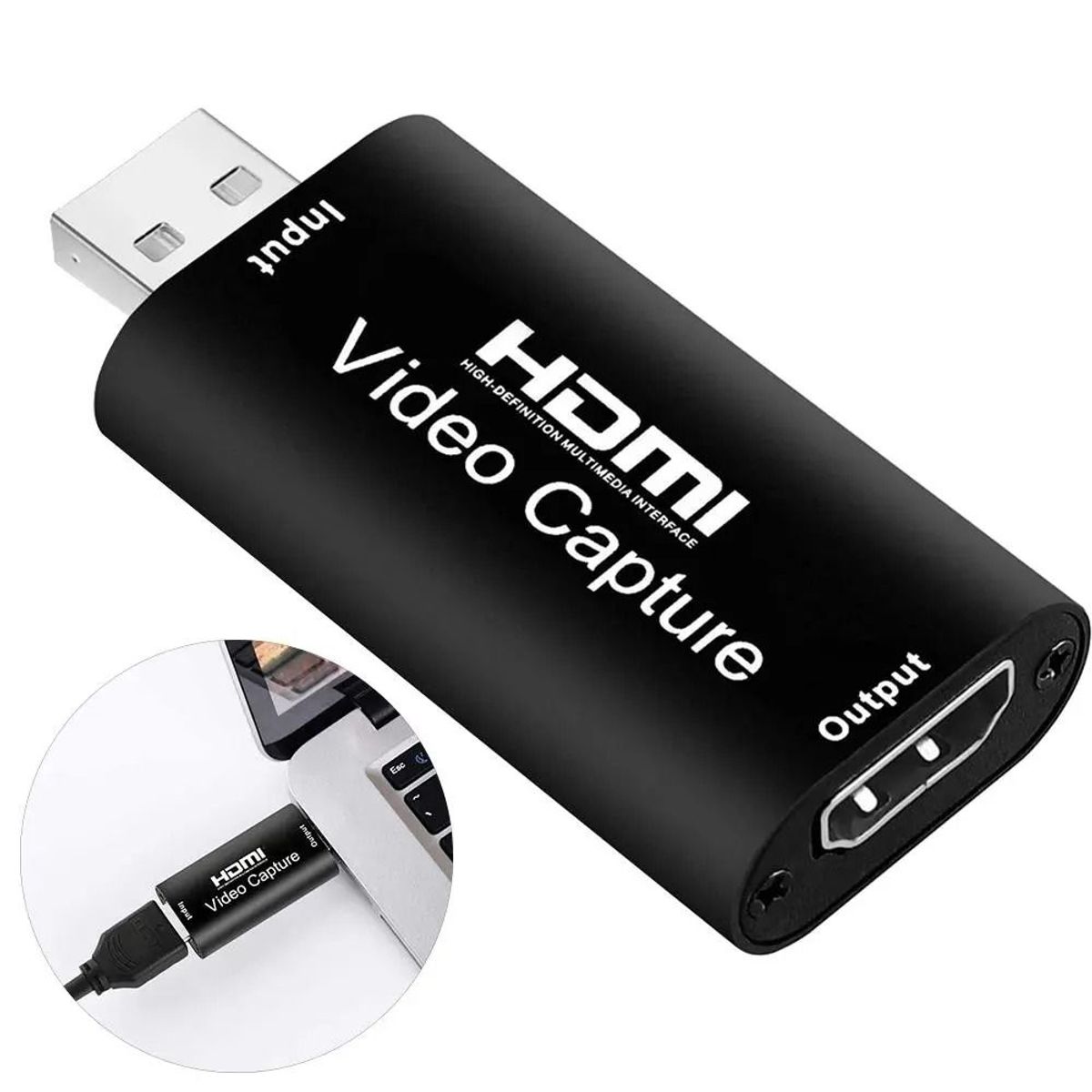 OEM - Capturador de Video HDMI a USB 1080P de Alta Definición