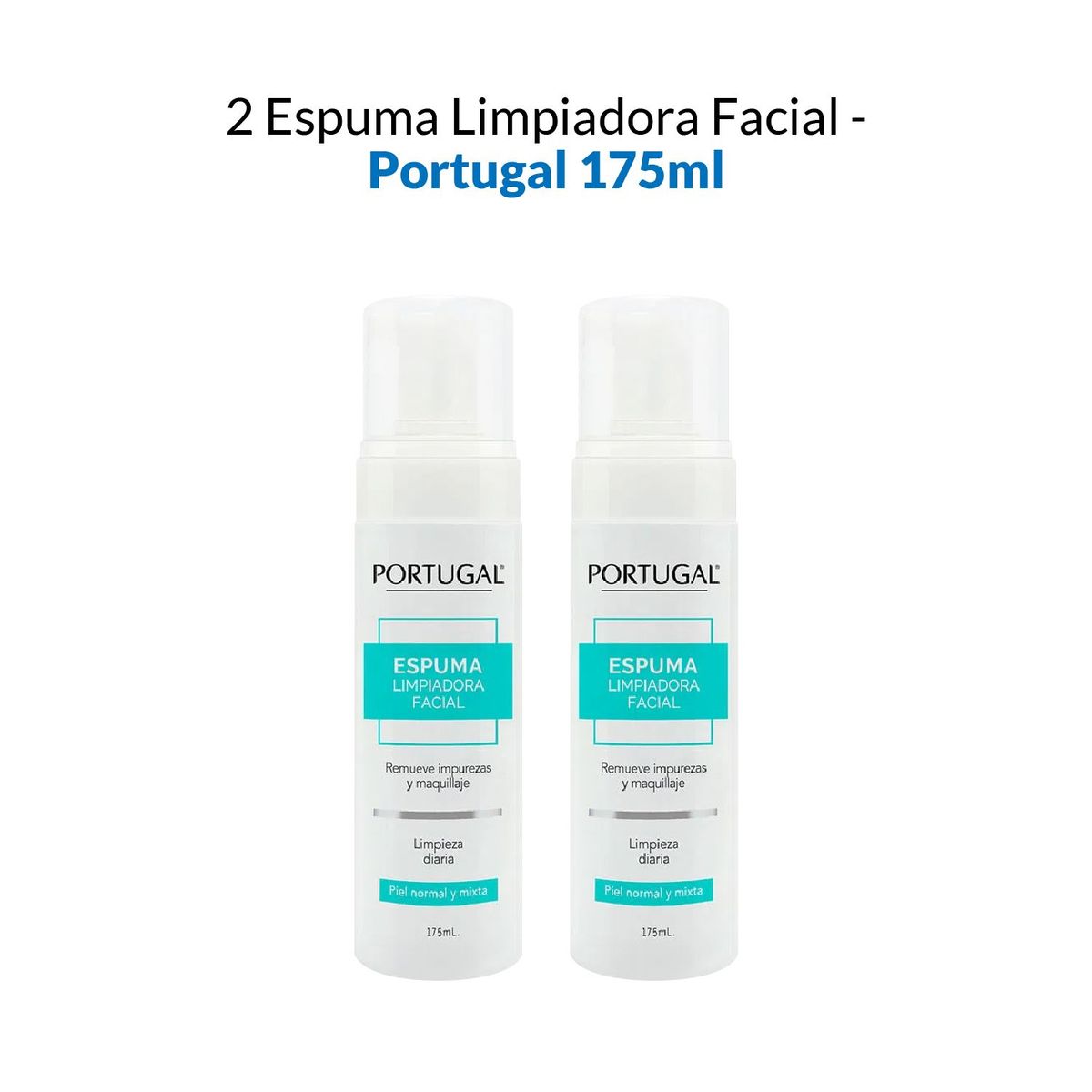 GENERICO - 2 Espuma Limpiador Facial - Portugal 175ml_123