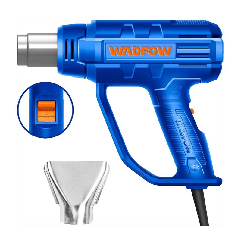 GENERICO - PISTOLA DE CALOR 1800W CALENTADOR SELLADOR PLASTICO WADFOW - WHG1514