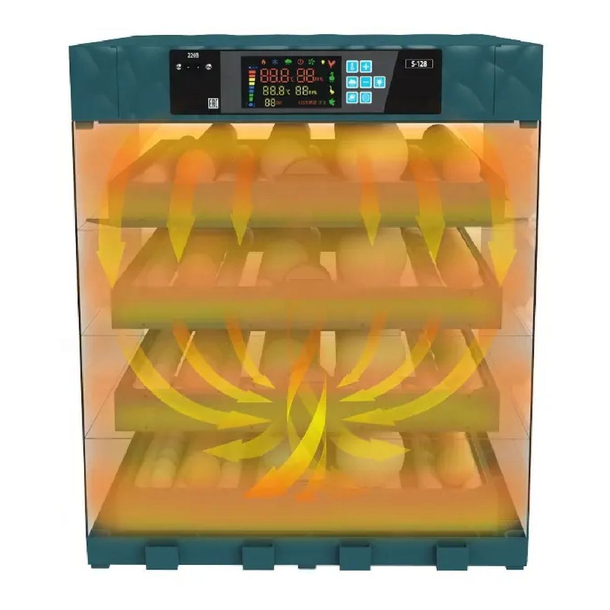 CAIM - INCUBADORA DE 192 HUEVOS MARCA CAIM