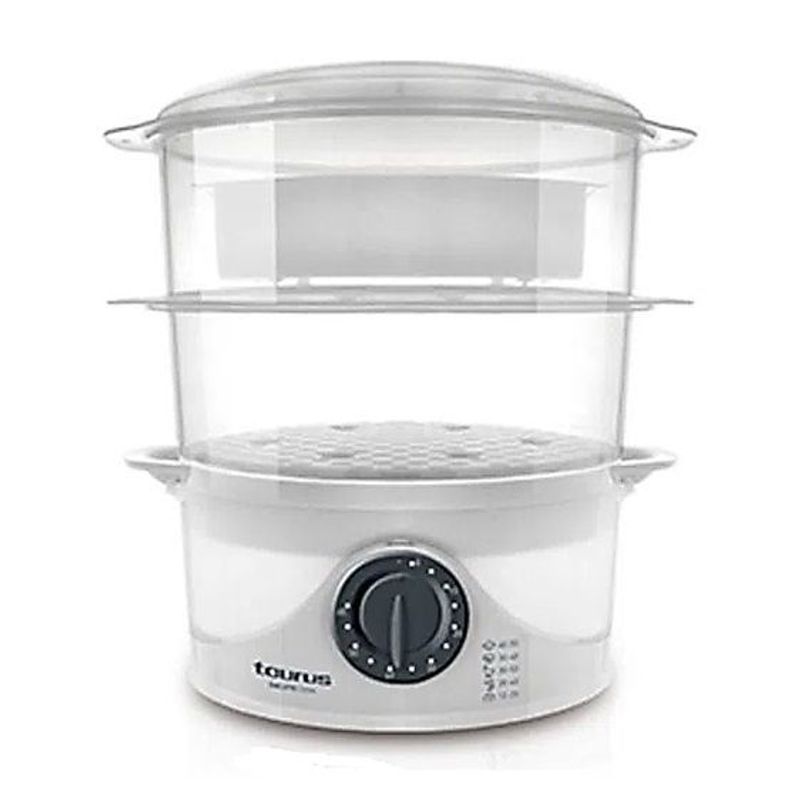 TAURUS - Vaporera de Alimentos Taurus SALUTECOOK Blanco