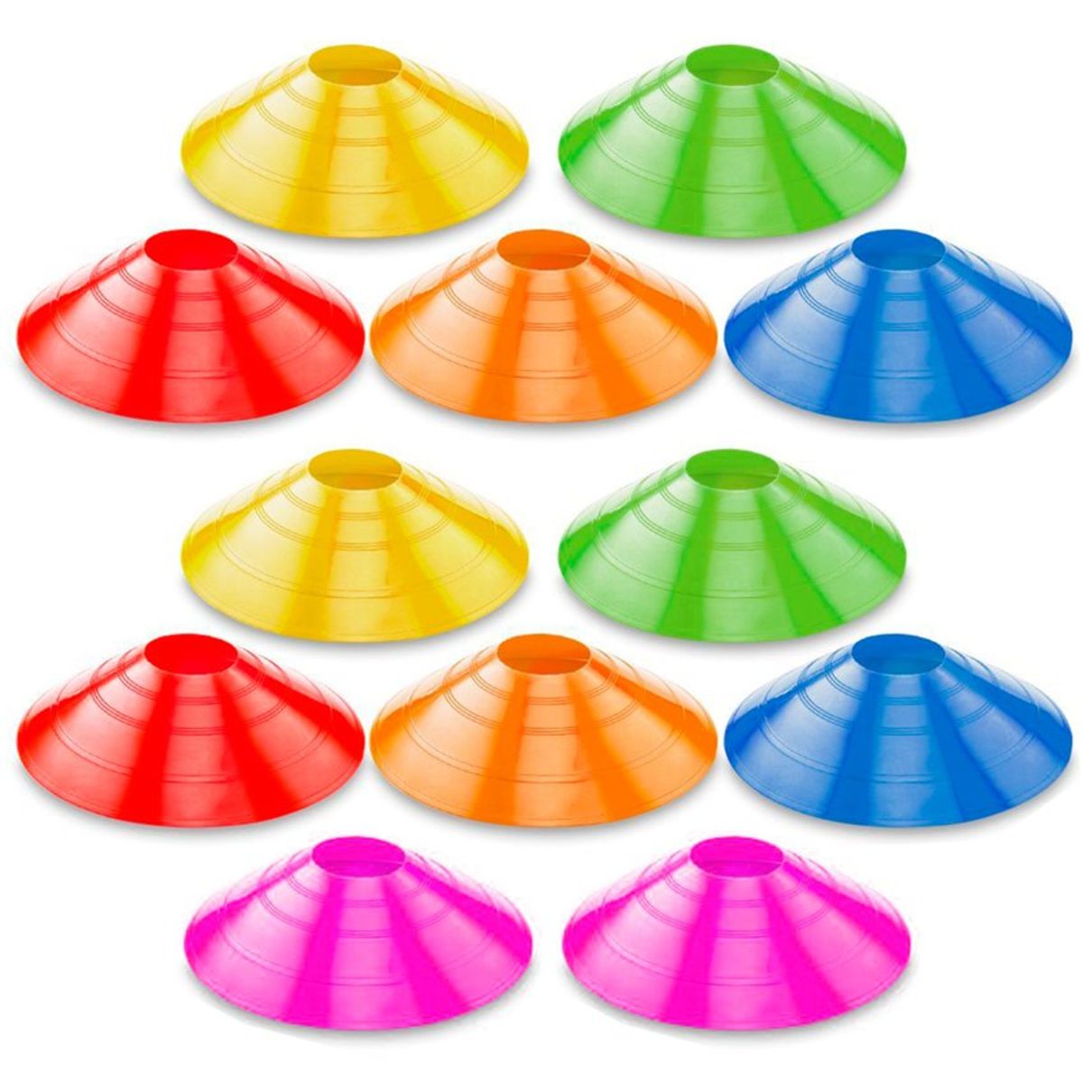 RUNNING SPORT PERU - Conos Tortuga Colores Variados 12 unidades