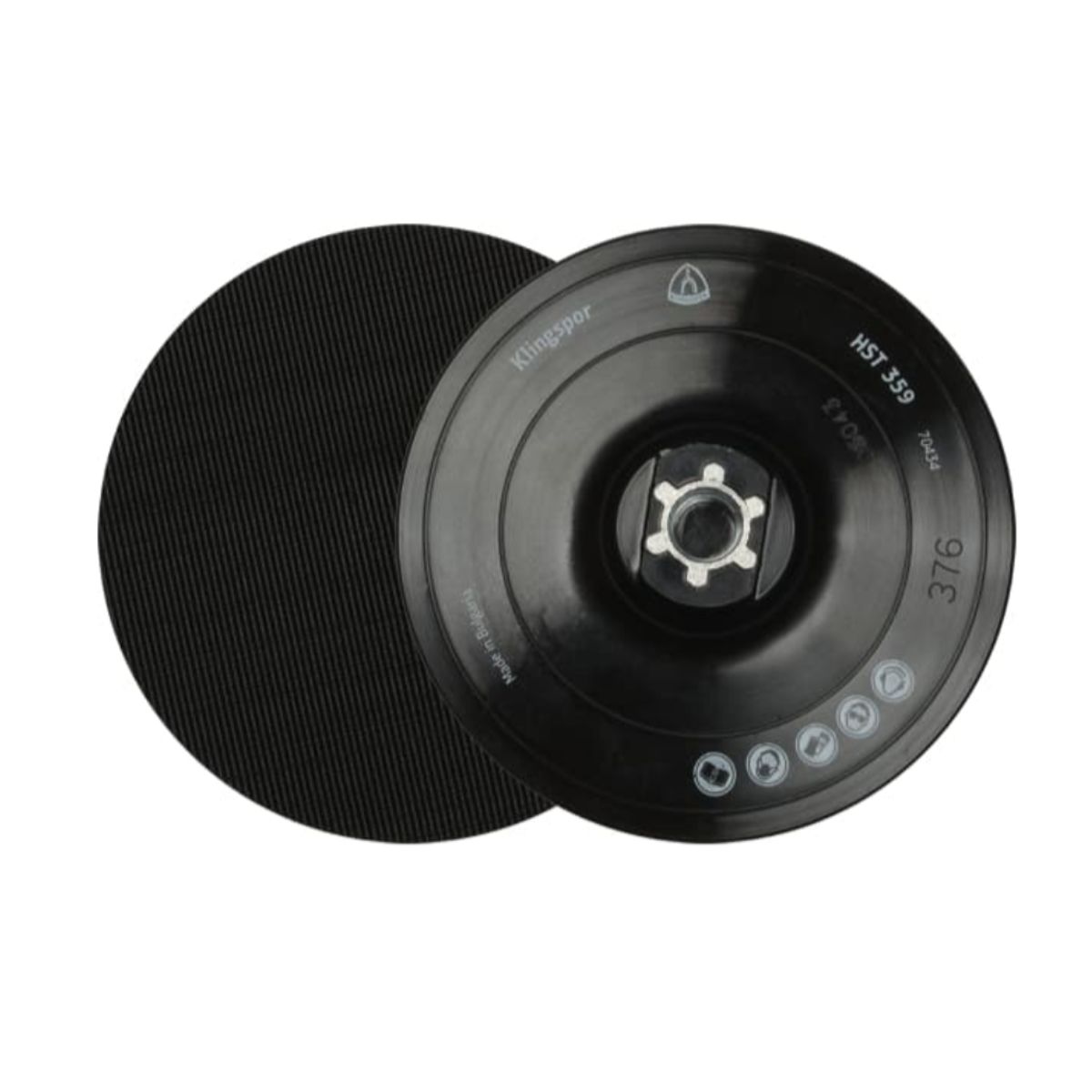 KLINGSPOR - Plato Soporte Liso 4.1/2"  - 115mm Rosca M14 Klingspor HST359