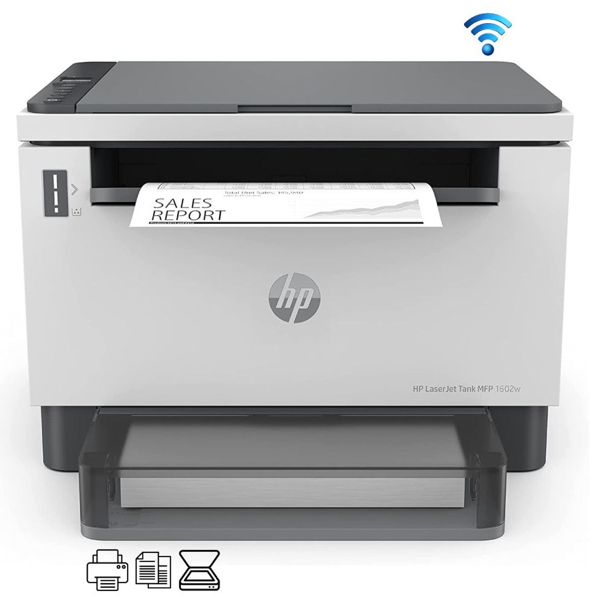HP - IMPRESORA MULTIFUNCIONAL LASERJET HP TANK MFP 1602W BN