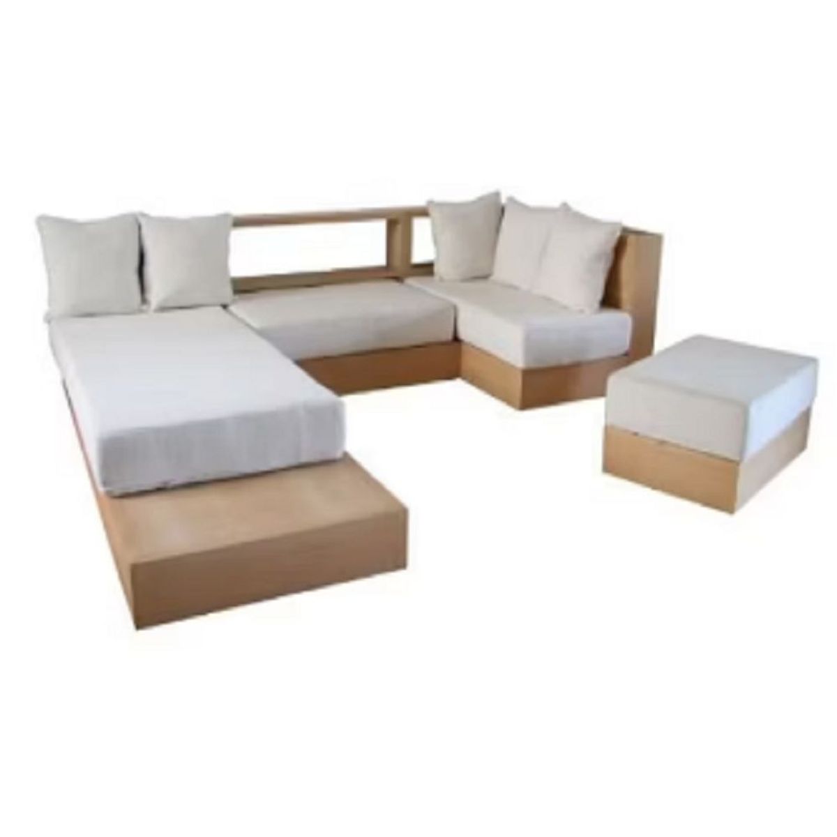DMUEBLES - Seccional 3 Piezas Sheffield Blanco