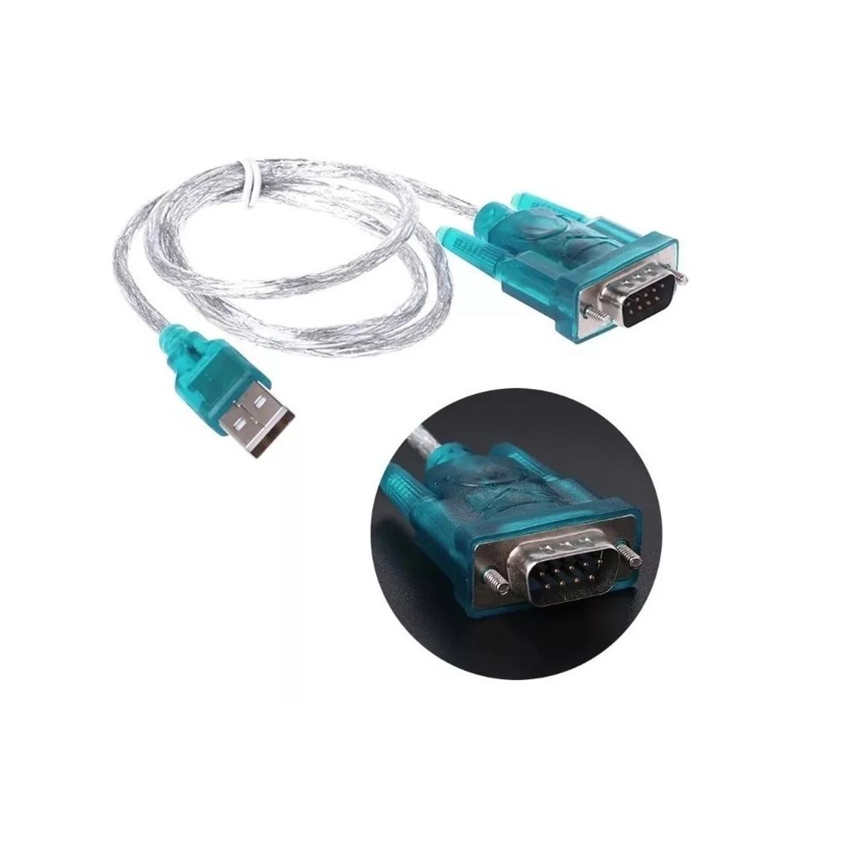 GENERICO - Cable USB a 9 PINES DB9 RS232 COM PUERTO SERIAL PDA