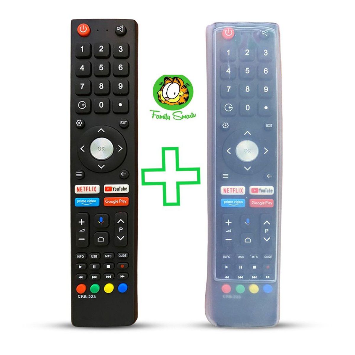 GENERICO - Control Remoto JVC RM-C3362 Android Tv  Funda Silicona suave