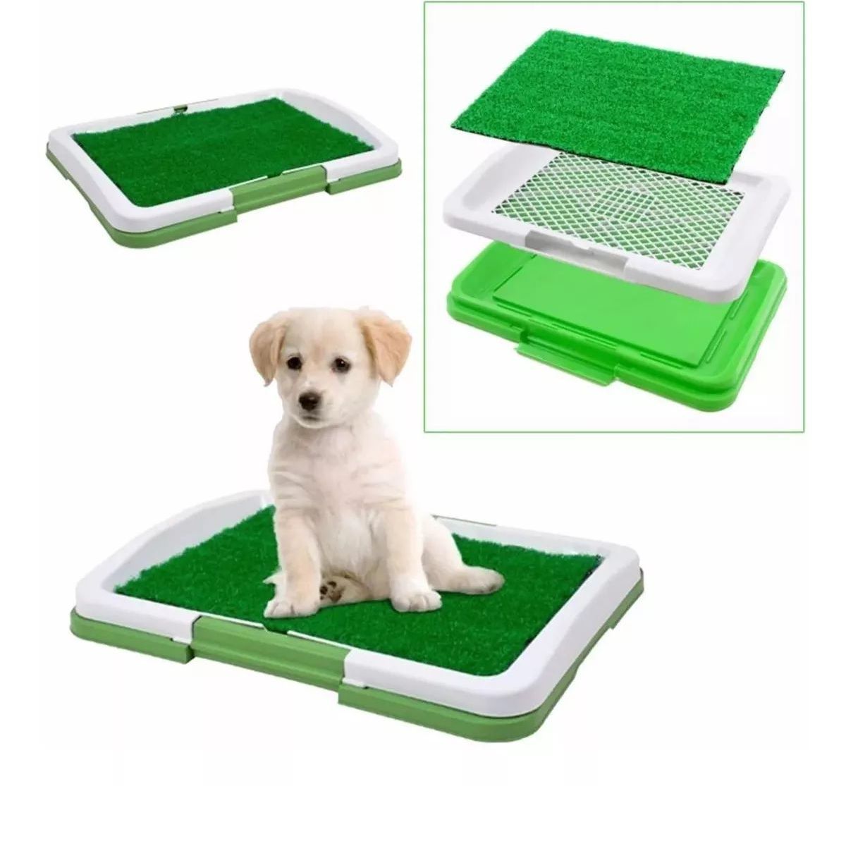 GENERICO - Baño Ecologico Puppy Potty Portátil Con Cesped Para Perros