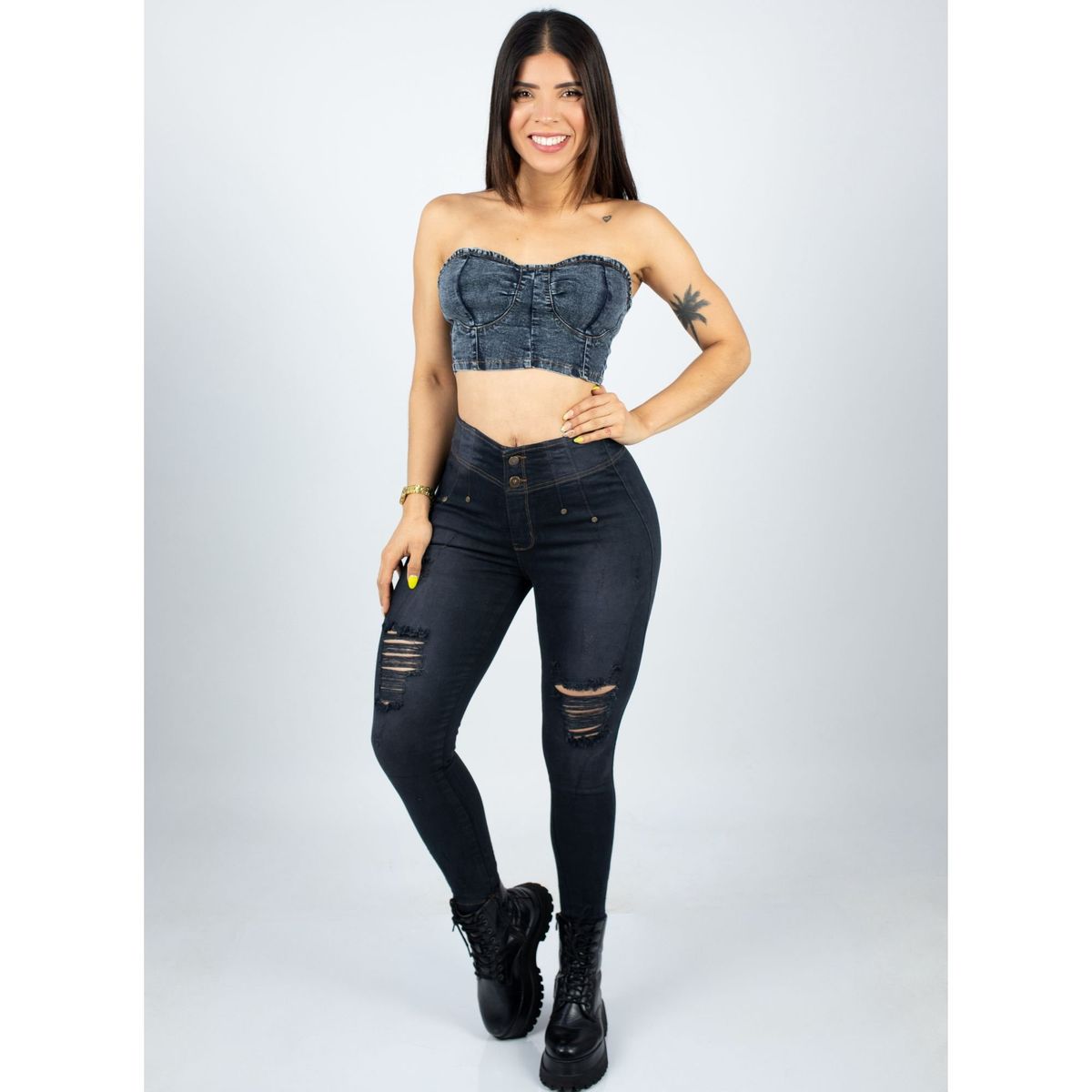 BENCUS JEANS - Pantalón Jeans Mujer Urbano Rain