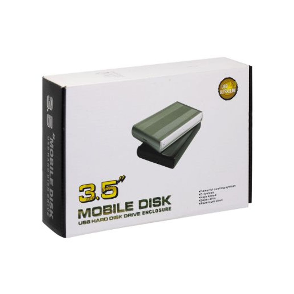 AMERICAN NET - Case para Disco Duro Interno Sata 3.5″ a USB 2.0 AMERICAN NET