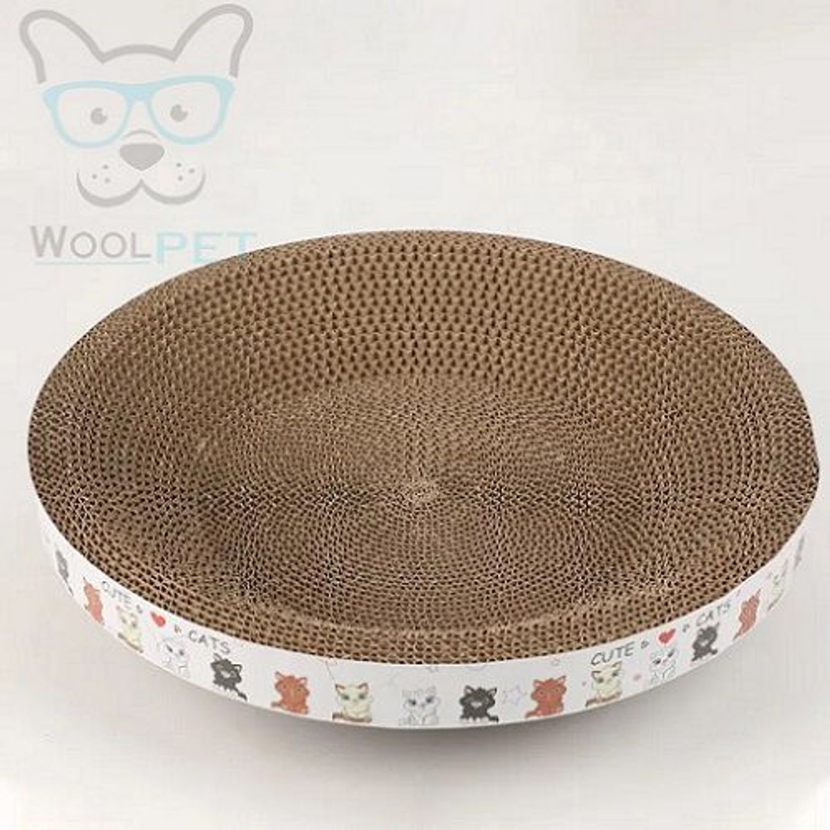 GENERICO - CAMA RASCADOR CIRCULAR PARA GATO 40 cm