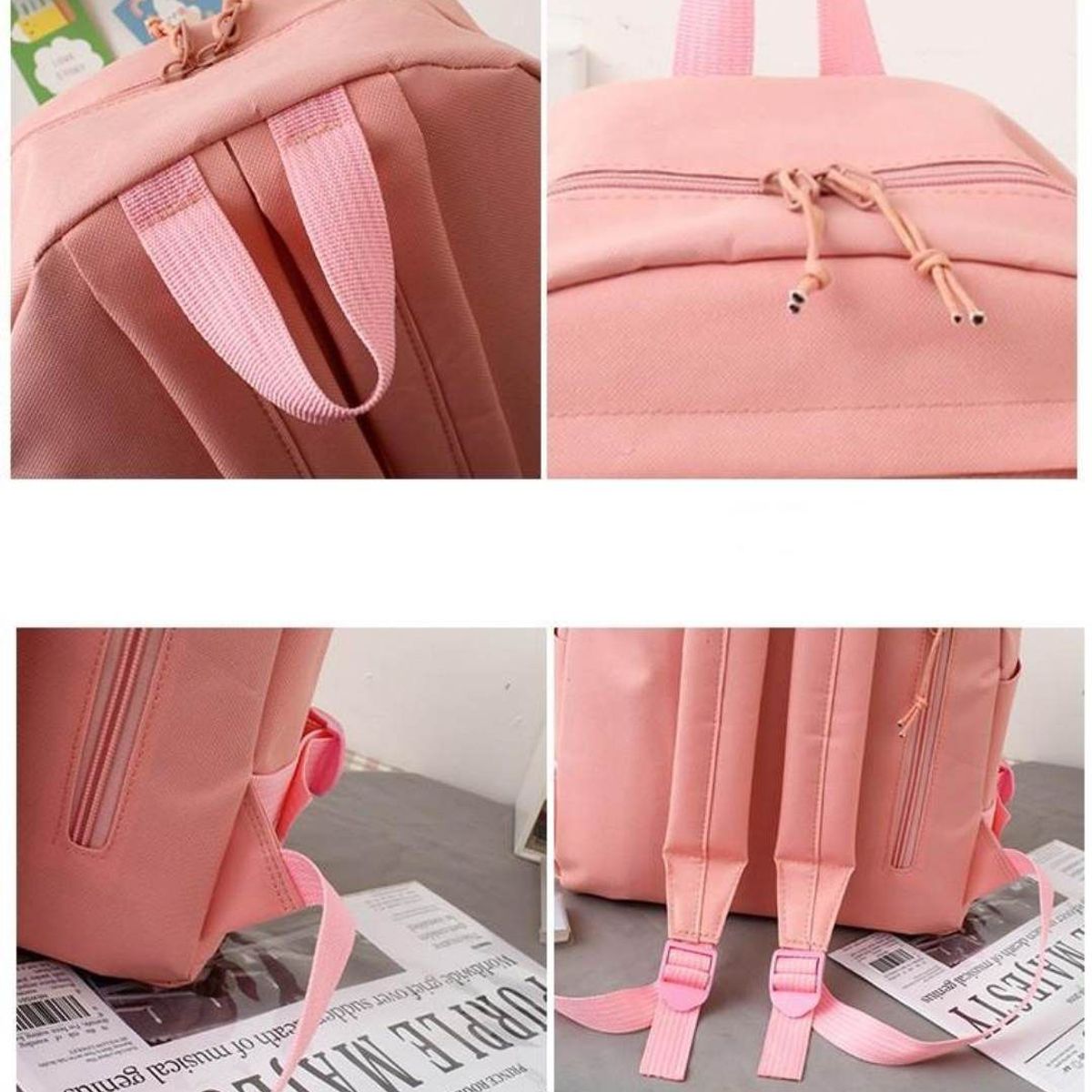 GENERICO - Mochila Kawai de 5 Piezas Bolso - Cartera - Cartuchera - Cartera