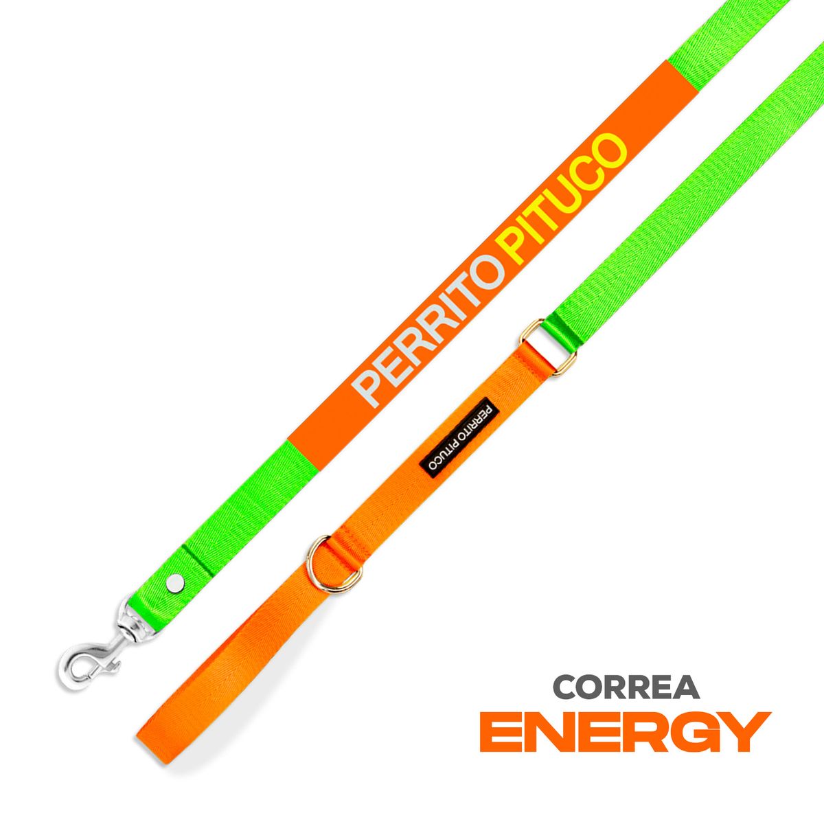 PERRITO PITUCO - CORREA PERRITO PITUCO ENERGY NEÓN TALLA ST