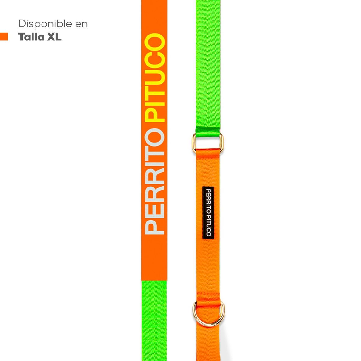 PERRITO PITUCO - CORREA PERRITO PITUCO ENERGY NEÓN TALLA XL