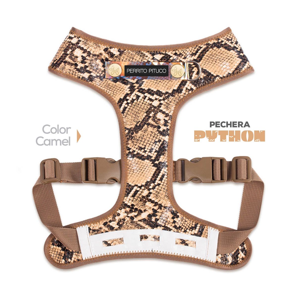 PERRITO PITUCO - PECHERA PERRITO PITUCO PYTHON CAMEL TALLA S