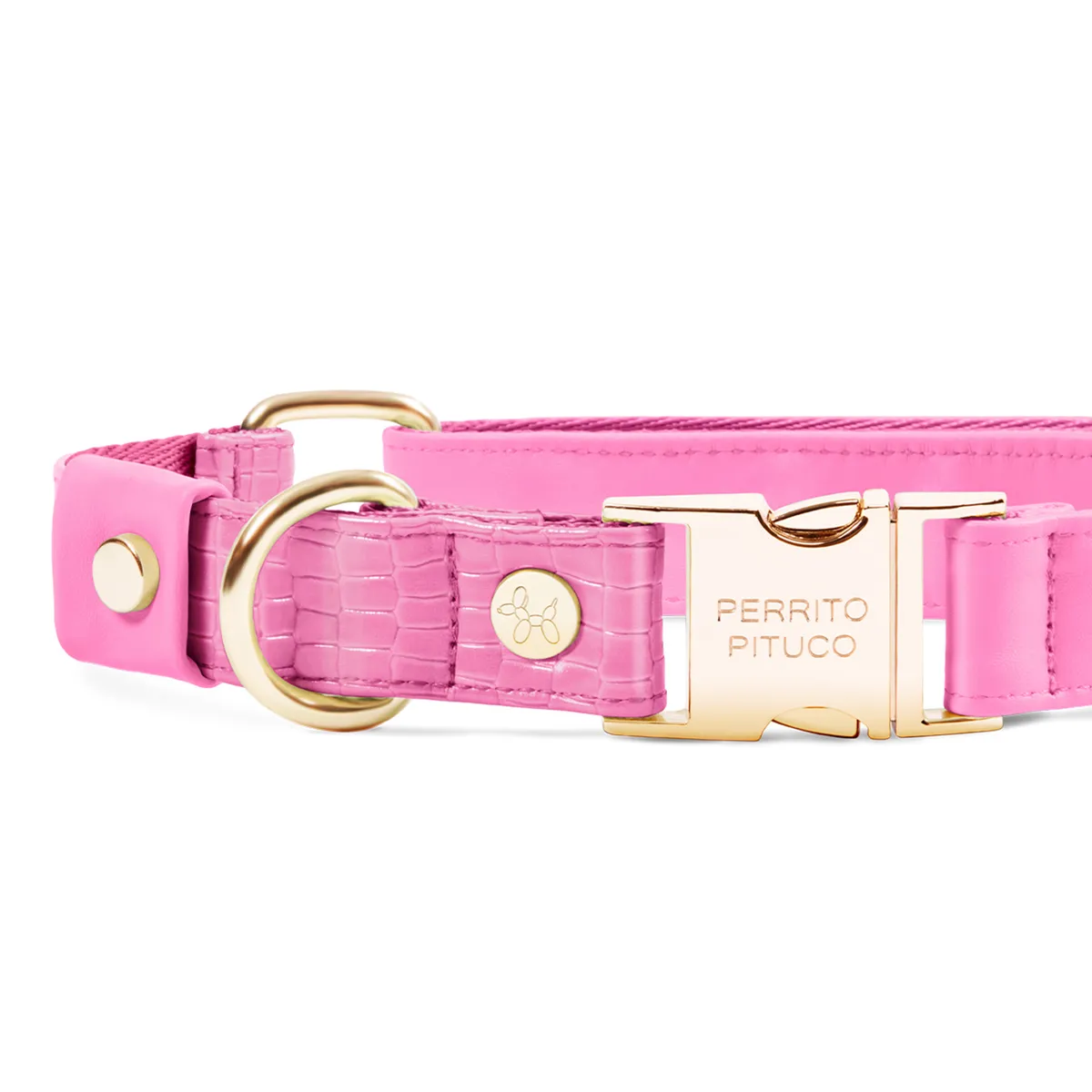 PERRITO PITUCO - COLLAR PERRITO PITUCO SPARKS ROSADO TALLA S